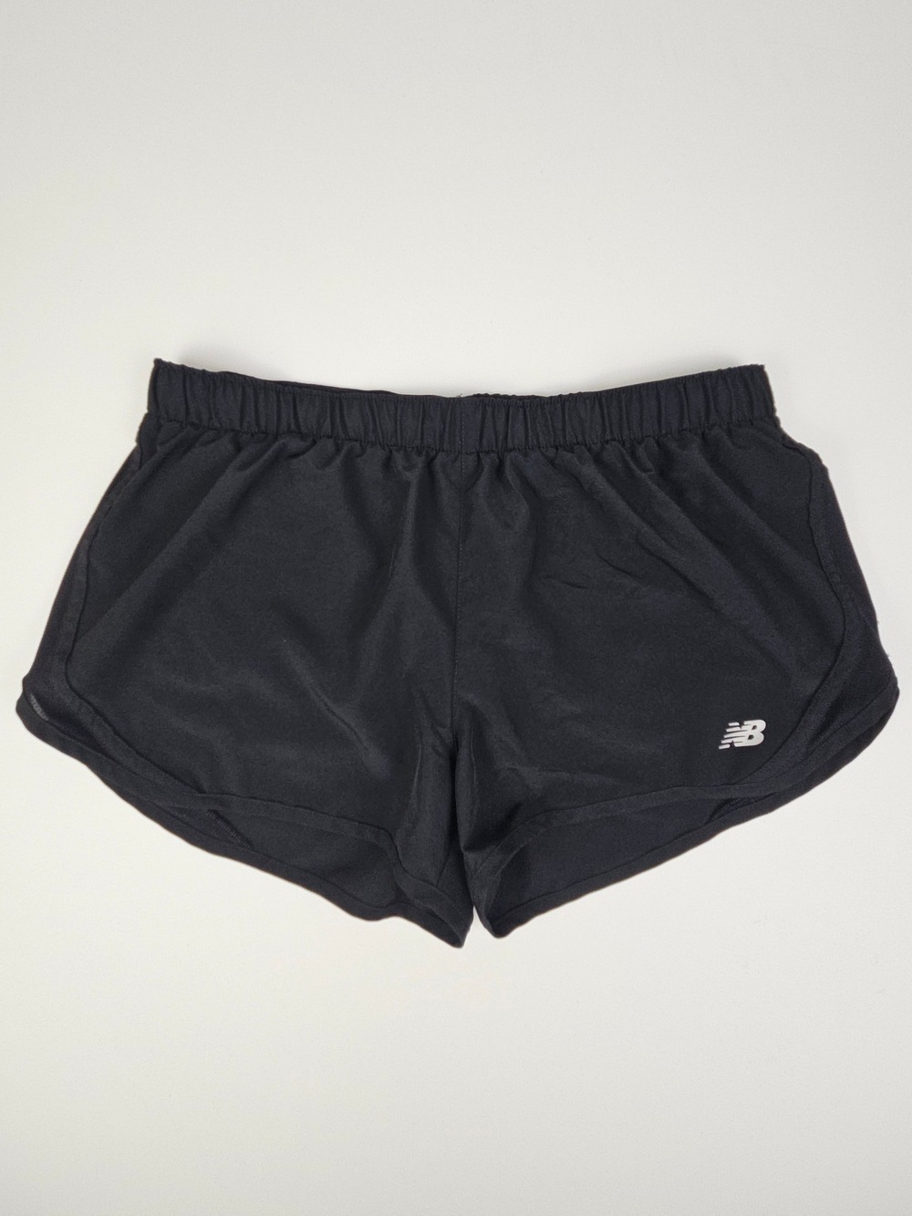 New Balance NB Dry Black Running Shorts Fold Over Waist Athletic Women’s Medium